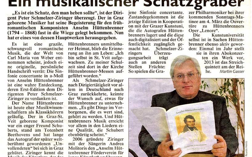 Presse: Ein musikalischer Schatzgräber