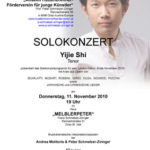 yijie shi - solokonzert november 2010